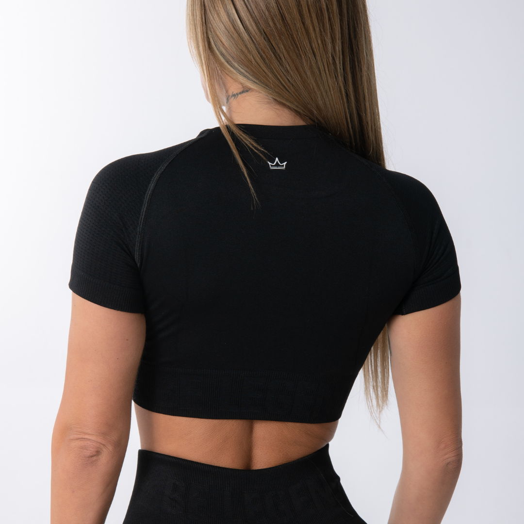 CROPPED TOP - BLACK