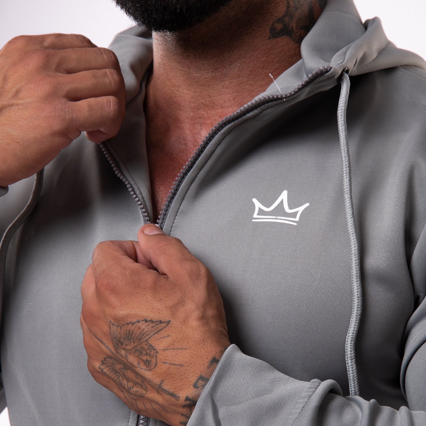 NEO CROWN HOODIE - GREY