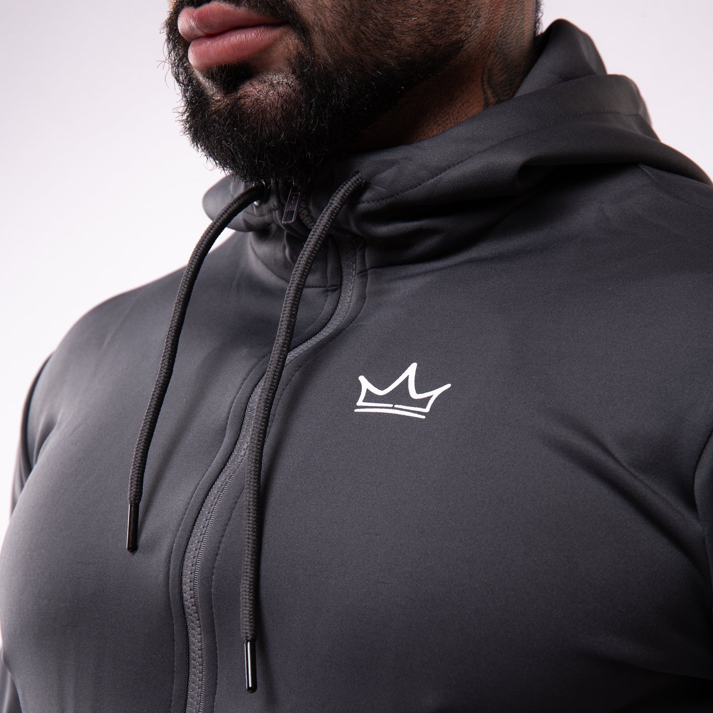 NEO CROWN HOODIE - CHARCOAL