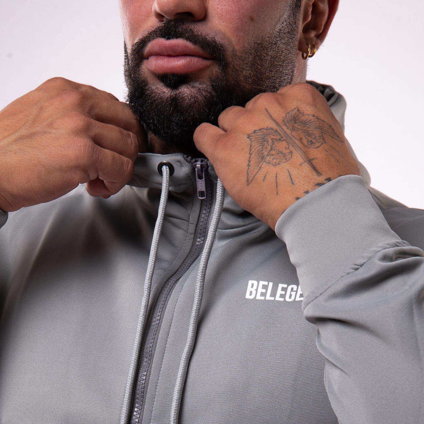 NEO BELEGEND HOODIE - GREY