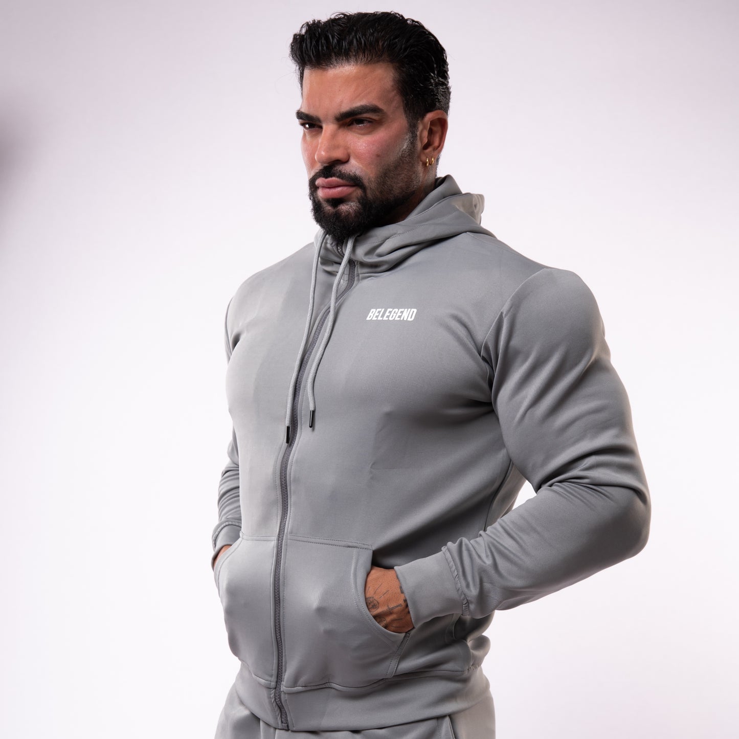 NEO BELEGEND HOODIE - GREY