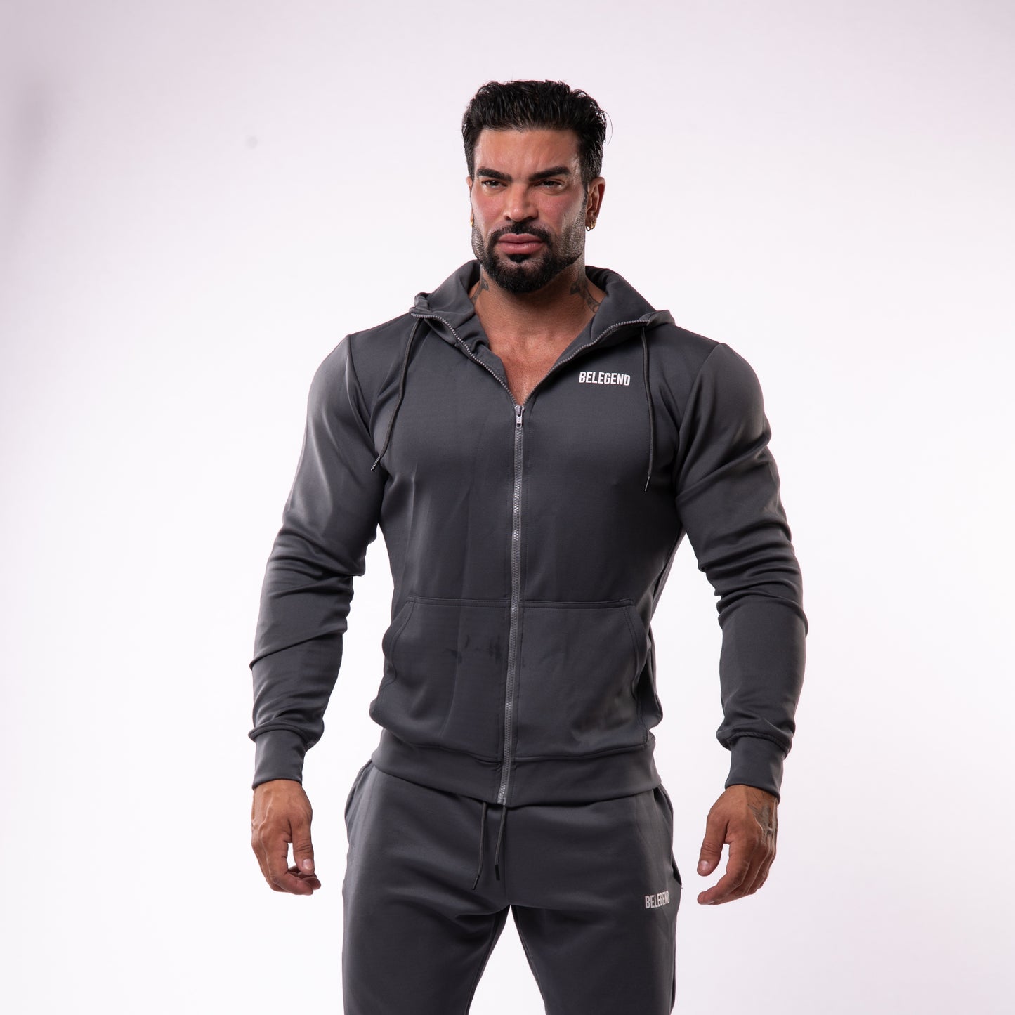 NEO BELEGEND HOODIE - CHARCOAL